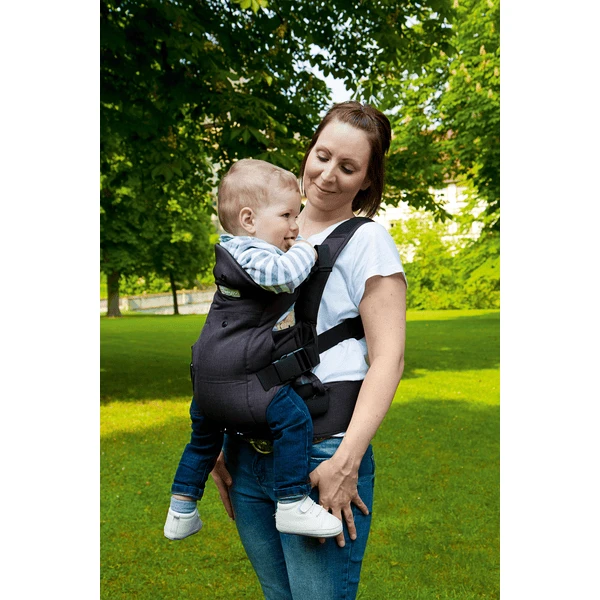 BabyGO Draagzak Koala Dark Grey Melange 5 BabyGO Draagzak Koala Dark Grey Melange - Afbeelding 3