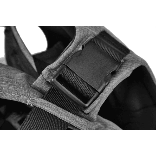 BabyGO Draagzak Koala Dark Grey Melange 6 BabyGO Draagzak Koala Dark Grey Melange - Afbeelding 4