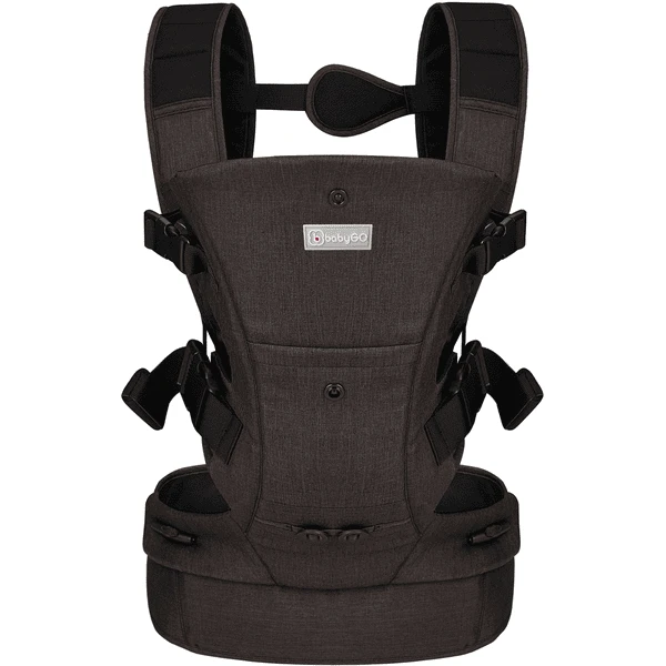 BabyGO Draagzak Koala Dark Grey Melange 3 BabyGO Draagzak Koala Dark Grey Melange