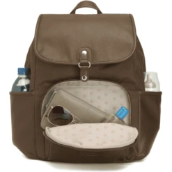 Babymel Luier Rugzak Freddie Vegan Leather Tan -Kinderwagen Winkel babymel luier rugzak freddie vegan leather tan a416148 4