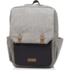 Babymel Luiertas Rugzak George Grey-Black -Kinderwagen Winkel babymel luiertas rugzak george grey black a235877