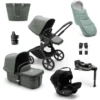 Bugaboo Combi Kinderwagen Fox 5 Startset Black / Forest Green -Kinderwagen Winkel bugaboo combi kinderwagen fox 5 startset black forest green a416737