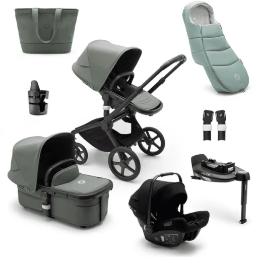 Bugaboo Combi Kinderwagen Fox 5 Startset Black / Forest Green 2 Bugaboo Combi Kinderwagen Fox 5 Startset Black / Forest Green -Kinderwagen Winkel bugaboo combi kinderwagen fox 5 startset black forest green a416737