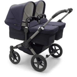Bugaboo Kinderwagen Donkey 5 Twin Complete Graphite/Dark Navy