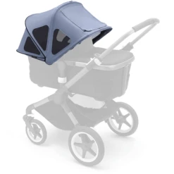 Bugaboo Zonnedak Met Ventilatie Breezy Fox / Cameleon 3/ Lynx Seaside Blu -Kinderwagen Winkel bugaboo zonnedak met ventilatie breezy fox cameleon 3 lynx seaside blu a342150 2
