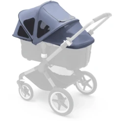 Bugaboo Zonnedak Met Ventilatie Breezy Fox / Cameleon 3/ Lynx Seaside Blu -Kinderwagen Winkel bugaboo zonnedak met ventilatie breezy fox cameleon 3 lynx seaside blu a342150 3