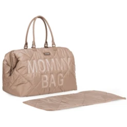 Childhome CHILD HOME Mommy Tas Gewatteerd Beige -Kinderwagen Winkel child home mommy tas gewatteerd beige a325914 2