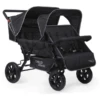 CHILDHOME Two By Two Kinderwagen 4 Children Zwart -Kinderwagen Winkel childhome two by two kinderwagen 4 children zwart a285583