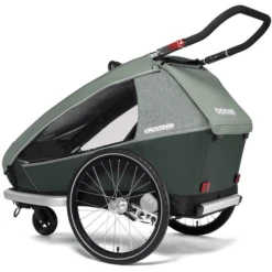 CROOZER Fietskar Kid Vaaya 2 Jungle Green -Kinderwagen Winkel croozer fietskar kid vaaya 2 jungle green a288696 2
