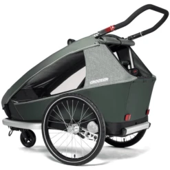 CROOZER Fietskar Kid Vaaya 2 Jungle Green -Kinderwagen Winkel croozer fietskar kid vaaya 2 jungle green a288696 3