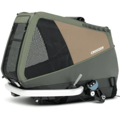 CROOZER Hondenfietskar Dog Enna Moss Green -Kinderwagen Winkel croozer hondenfietskar dog enna moss green a333484 4