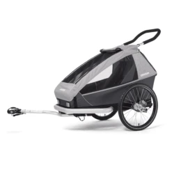 CROOZER Kid Keeke 1 Fietskar Stone Grijs Inclusief Joggerset 9 CROOZER Kid Keeke 1 Fietskar Stone Grijs Inclusief Joggerset -Kinderwagen Winkel croozer kid keeke 1 fietskar stone grijs inclusief joggerset a415455 2