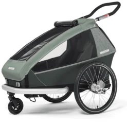 CROOZER Kid Vaaya 1 Jungle Fietskar Green Inclusief Voetruimte Bescherming Lade 11 CROOZER Kid Vaaya 1 Jungle Fietskar Green Inclusief Voetruimte Bescherming Lade -Kinderwagen Winkel croozer kid vaaya 1 jungle fietskar green inclusief voetruimte bescherming lade a417118 4