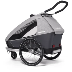 CROOZER Kinderfietskar Kid Keeke 1 Stone Grijs 9 CROOZER Kinderfietskar Kid Keeke 1 Stone Grijs -Kinderwagen Winkel croozer kinderfietskar kid keeke 1 stone grijs a288746 2
