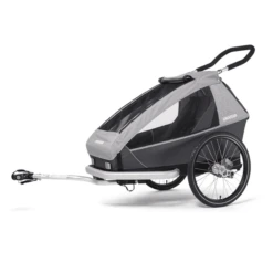 CROOZER Kinderfietskar Kid Keeke 1 Stone Grijs