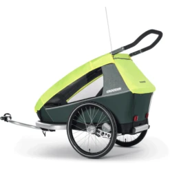 CROOZER Regenhoes Light Ning Yellow Voor Kid Tweezitter 9 CROOZER Regenhoes Light Ning Yellow Voor Kid Tweezitter -Kinderwagen Winkel croozer regenhoes light ning yellow voor kid tweezitter a308374 2