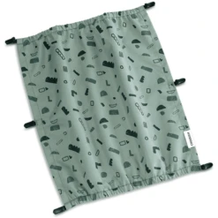 CROOZER Zonnescherm Green Patroon Voor Kid Tweezitter -Kinderwagen Winkel croozer zonnescherm green patroon voor kid tweezitter a335628 1