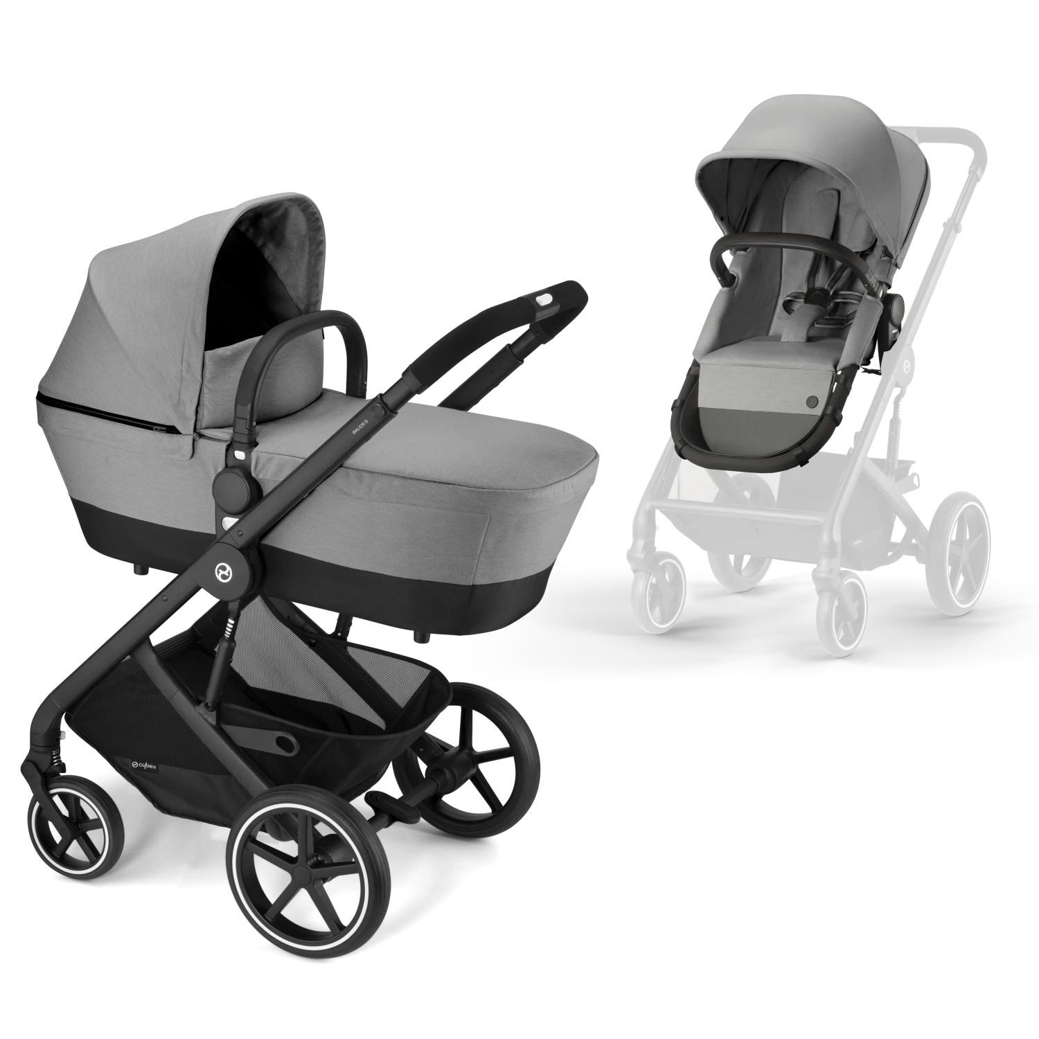 Cybex GOLD Kinderwagen Balios S 2 In 1 Black Nebula Black 3 Cybex GOLD Kinderwagen Balios S 2 In 1 Black Nebula Black