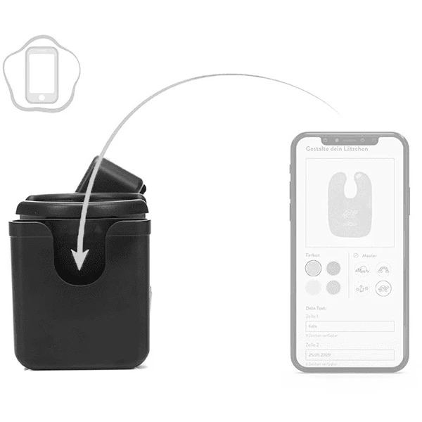 Fillikid Deluxe Fles- En Telefoonhouder Zwart 4 Fillikid Deluxe Fles- En Telefoonhouder Zwart - Afbeelding 2