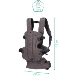 Fillikid Draagzak Walk Melange-marine -Kinderwagen Winkel fillikid draagzak walk melange marine a195488 3