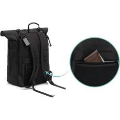 Fillikid Luier Rugzak Dublin Zwart 10 Fillikid Luier Rugzak Dublin Zwart -Kinderwagen Winkel fillikid luier rugzak dublin zwart a317961 3