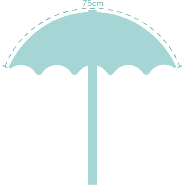 Fillikid Parasol Easy Fit Donkergrijs 6 Fillikid Parasol Easy Fit Donkergrijs - Afbeelding 4