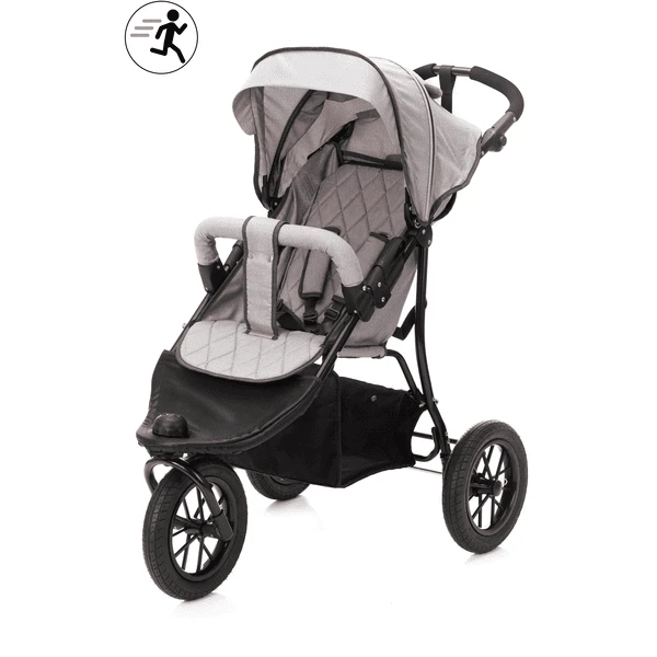 Fillikid Wandelwagen Jogger Licht Grijs Gemêleerd 4 Fillikid Wandelwagen Jogger Licht Grijs Gemêleerd - Afbeelding 2