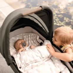 GESSLEIN Baby Nest, Beige Stippen -Kinderwagen Winkel gesslein baby nest beige stippen a382586 4