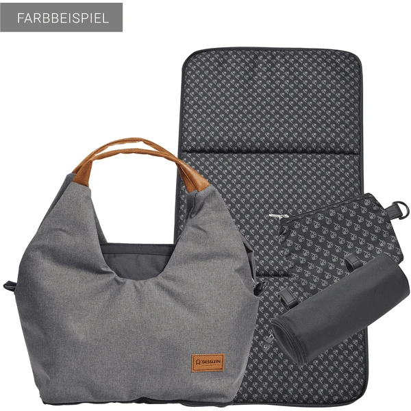 GESSLEIN Luiertas N°5, Gevlekt Grijs 4 GESSLEIN Luiertas N°5, Gevlekt Grijs - Afbeelding 2