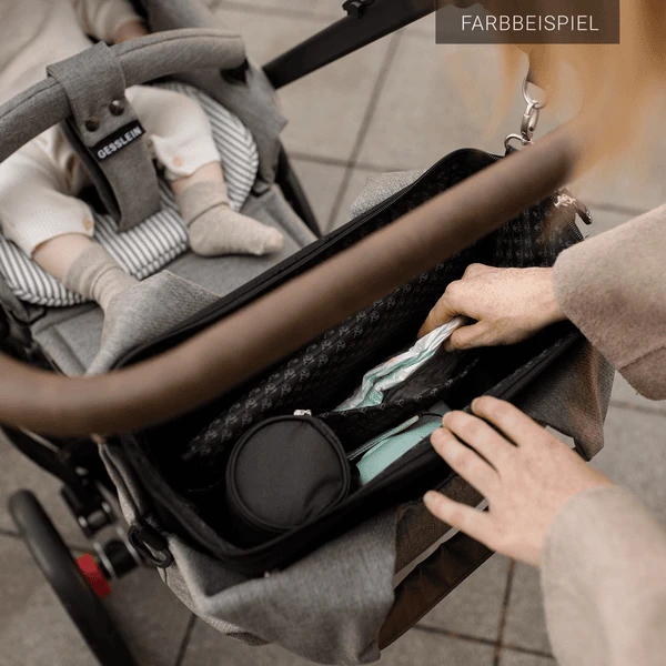 GESSLEIN Luiertas N°5, Gevlekt Grijs 5 GESSLEIN Luiertas N°5, Gevlekt Grijs - Afbeelding 3