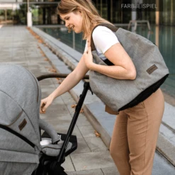 GESSLEIN Luiertas N°5, Gevlekt Grijs 11 GESSLEIN Luiertas N°5, Gevlekt Grijs -Kinderwagen Winkel gesslein luiertas n5 gevlekt grijs a380364 4