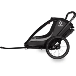 Hamax Kinderfietskar Cocoon Met Verstelbare Slaapstand Grijs/ Black -Kinderwagen Winkel hamax kinderfietskar cocoon met verstelbare slaapstand grijs black a415135 2
