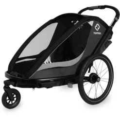 Hamax Kinderfietskar Cocoon Met Verstelbare Slaapstand Grijs/ Black -Kinderwagen Winkel hamax kinderfietskar cocoon met verstelbare slaapstand grijs black a415135 3