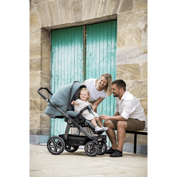 Hartan Kinderwagen Racer GTS Met Handrem Racing Stars (912) Framekleur Platina 4 Hartan Kinderwagen Racer GTS Met Handrem Racing Stars (912) Framekleur Platina - Afbeelding 2