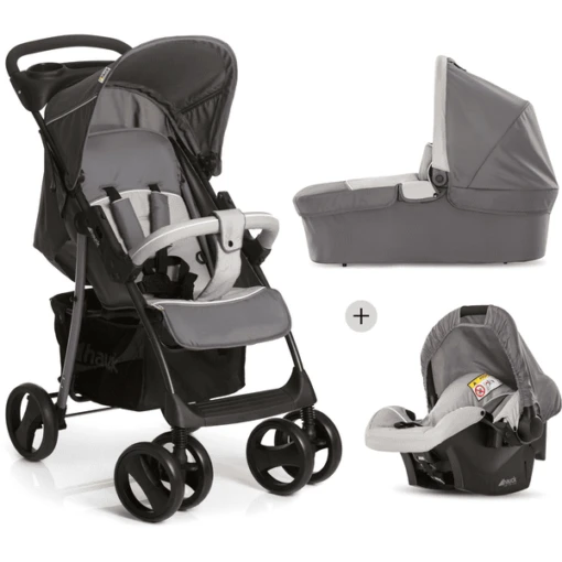 HAUCK Buggy Shopper SLX Trioset Stone/grey 5 HAUCK Buggy Shopper SLX Trioset Stone/grey -Kinderwagen Winkel hauck buggy shopper slx trioset stone grey a145982