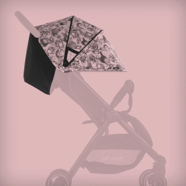 Hauck Zonneluifel Swift X Single Deluxe Zonneluifel Bambi 4 Hauck Zonneluifel Swift X Single Deluxe Zonneluifel Bambi - Afbeelding 2