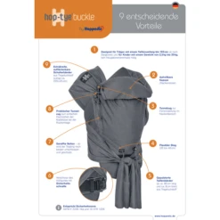 Hoppediz Babydraagzak Hop-Tye Buckle Jacquard Singapore Grijs 9 Hoppediz Babydraagzak Hop-Tye Buckle Jacquard Singapore Grijs -Kinderwagen Winkel hoppediz babydraagzak hop tye buckle jacquard singapore grijs a299652 2