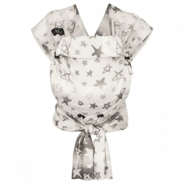 Hoppediz Babydraagzak Hop-Tye Buckle Jacquard Singapore Grijs 7 Hoppediz Babydraagzak Hop-Tye Buckle Jacquard Singapore Grijs - Afbeelding 5