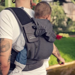 Hoppediz Draagzak Bondolino Plus Jacquard One Size London Grijs-zwart -Kinderwagen Winkel hoppediz draagzak bondolino plus jacquard one size london grijs zwart a272714 4