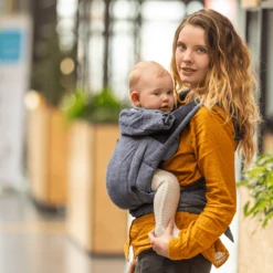 Hoppediz Draagzak Bondolino Plus Popeline One Size Denim Zwart -Kinderwagen Winkel hoppediz draagzak bondolino plus popeline one size denim zwart a272717 3