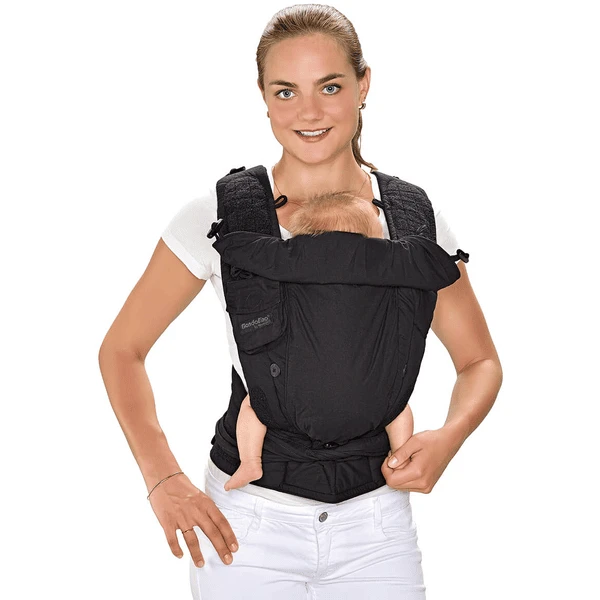 Hoppediz Draagzak Bondolino Plus Popeline One Size Zwart 3 Hoppediz Draagzak Bondolino Plus Popeline One Size Zwart