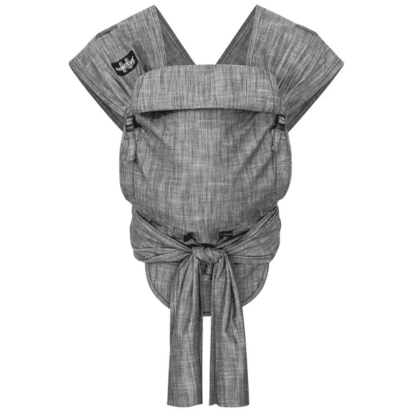 Hoppediz Draagzak Hop-Tye Buckle Denim Zwart 4 Hoppediz Draagzak Hop-Tye Buckle Denim Zwart - Afbeelding 2