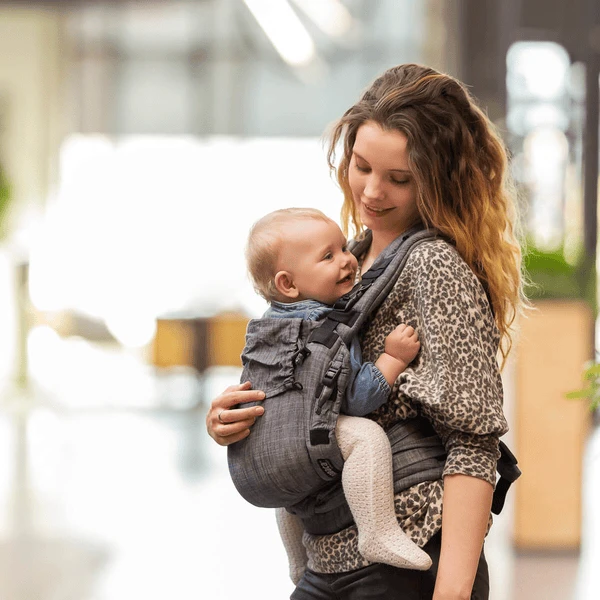 Hoppediz Draagzak Nabaca Basic-Set Regular Grijs Gemeleerd 6 Hoppediz Draagzak Nabaca Basic-Set Regular Grijs Gemeleerd - Afbeelding 4