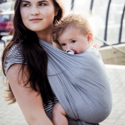 Hoppediz Ultralight Draagdoek Hamburg Grafiet (5,40 M) 11 Hoppediz Ultralight Draagdoek Hamburg Grafiet (5,40 M) -Kinderwagen Winkel hoppediz ultralight draagdoek hamburg grafiet 5 40 m a227809 4