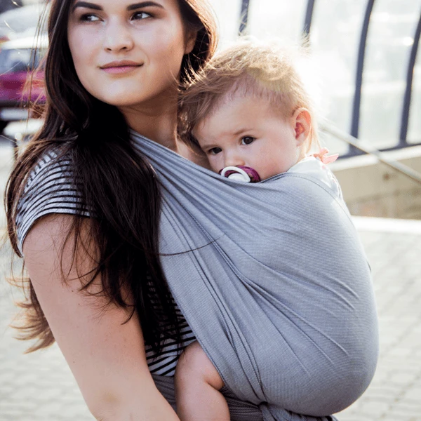 Hoppediz Ultralight Draagdoek Hamburg Grafiet (5,40 M) 7 Hoppediz Ultralight Draagdoek Hamburg Grafiet (5,40 M) - Afbeelding 5