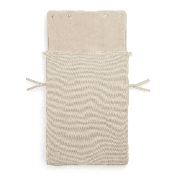 Jollein Voetenzak Basic Gebreid Nougat 6 Jollein Voetenzak Basic Gebreid Nougat - Afbeelding 4