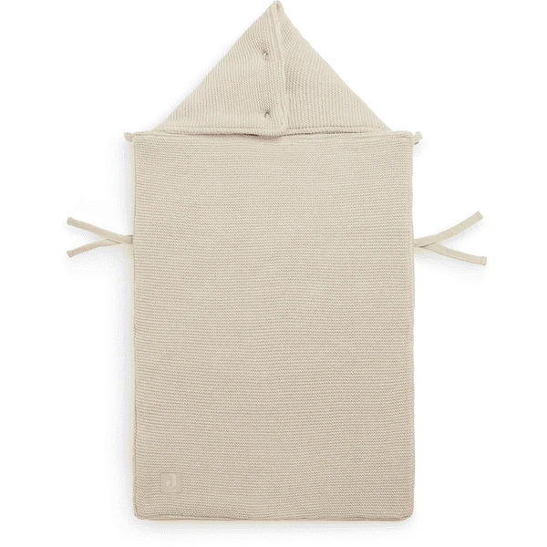 Jollein Voetenzak Basic Gebreid Nougat 7 Jollein Voetenzak Basic Gebreid Nougat - Afbeelding 5