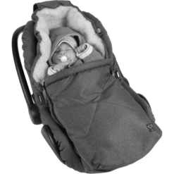 KAISER Voetenzak Lamsvacht Emma Zwart -Kinderwagen Winkel kaiser voetenzak lamsvacht emma zwart a156162 1
