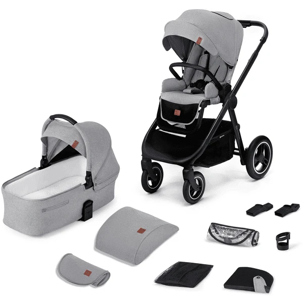 Kinderkraft Combi Kinderwagen EVERYDAY 2 In 1 Light Grijs 3 Kinderkraft Combi Kinderwagen EVERYDAY 2 In 1 Light Grijs