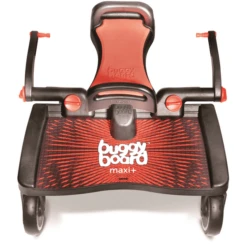 Lascal Buggy Board Maxi+ Met Zitje, Rood -Kinderwagen Winkel lascal buggy board maxi met zitje rood a257970 2